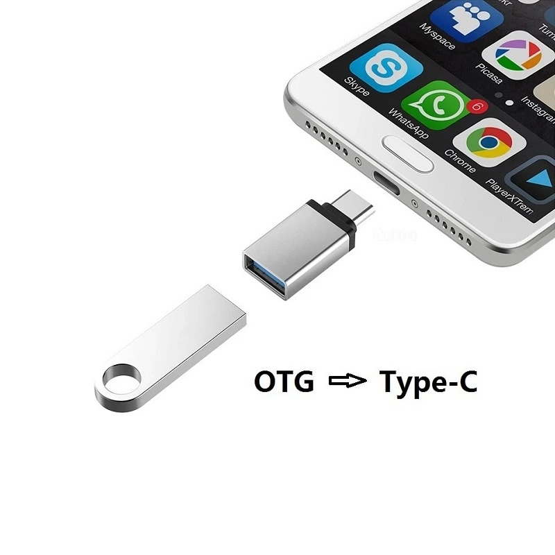 Type-C To Usb 3.1 Dönüştürücü Otg Çevirici Başlık Aparatı Hızlı Veri Aktarımı