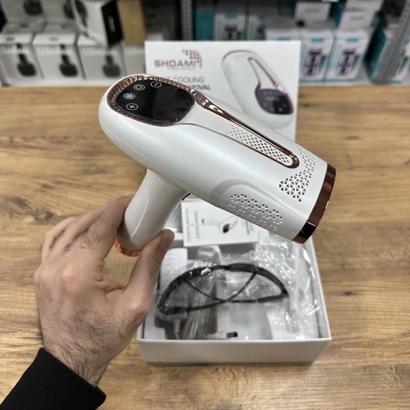 Ipl Buz Lazer Epilasyon 999.999 Atım Otomatik Manuel Dokunmatik Ekran Ağrısız Vücut Yüz Cihazı