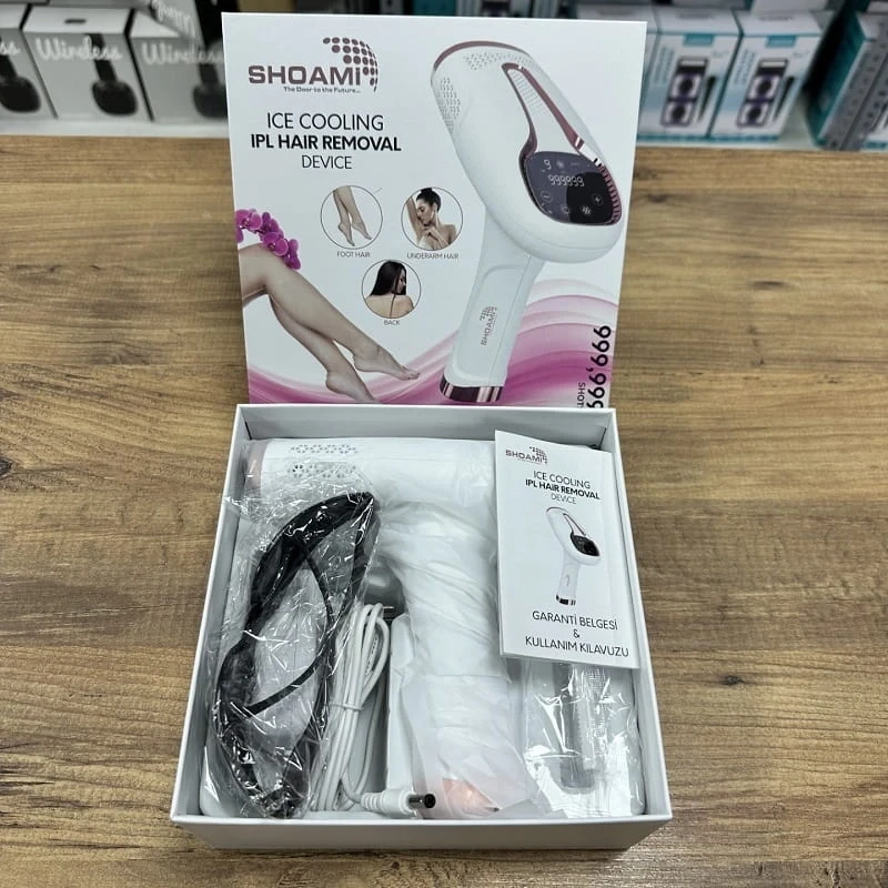 Ipl Buz Lazer Epilasyon 999.999 Atım Otomatik Manuel Dokunmatik Ekran Ağrısız Vücut Yüz Cihazı