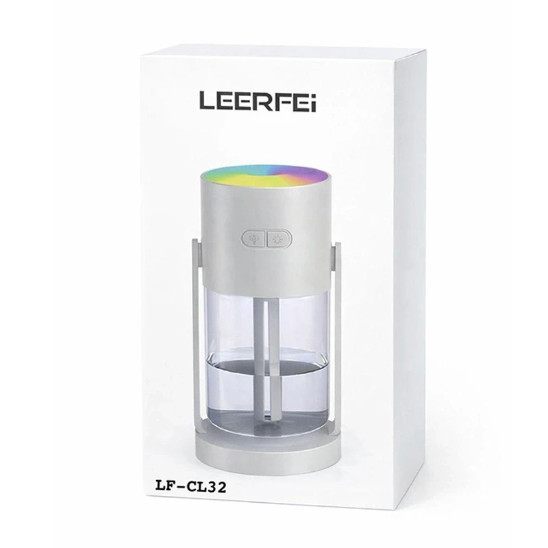 Yıldızlı Projektör Hava Nemlendirici Aromaterapi Ultrasonik Buhar Makinesi Araç ve Ev Uyumlu 280ML