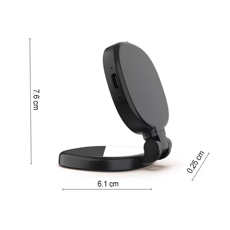 Manyetik LED Telefon Işığı Şarjlı Aynalı Selfie ve Video Çekim Dolgu Işığı 5 Renk Modlu Influencer Işığı