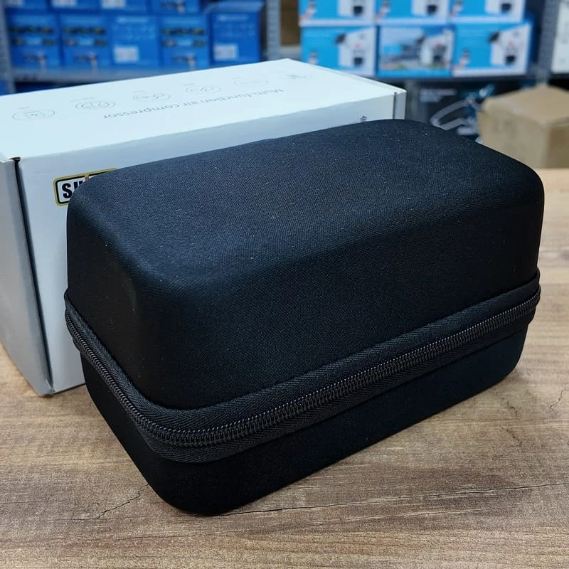 Premium Akım Korumalı 12.000 Mah Hava Kompresörlü Akü Takviye Cihazı Hızlı Şişirme El Feneri Taşınabilir Powerbank ST-9650