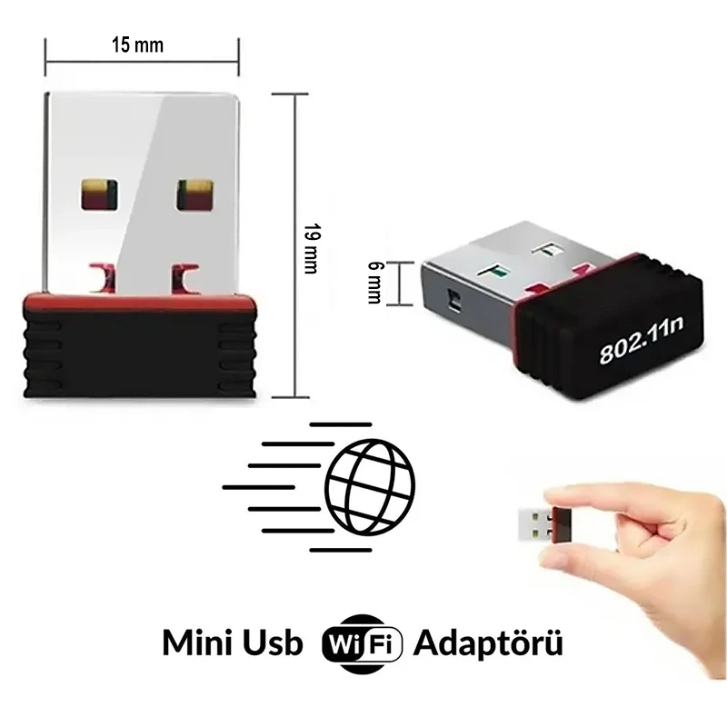 Concord W-1 300Mbps Usb Wifi Alıcı Bluetooth Adaptörü Free Driver