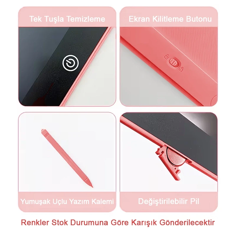 12 İnç Writing Tablet Lcd Dijital Yazı Tahtası
