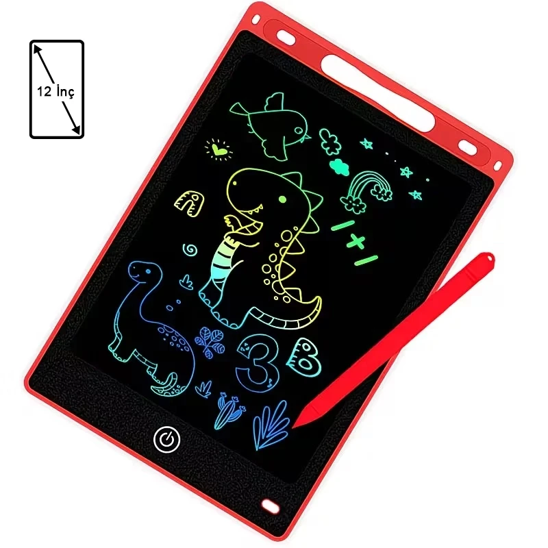 12 İnç Writing Tablet Lcd Dijital Yazı Tahtası