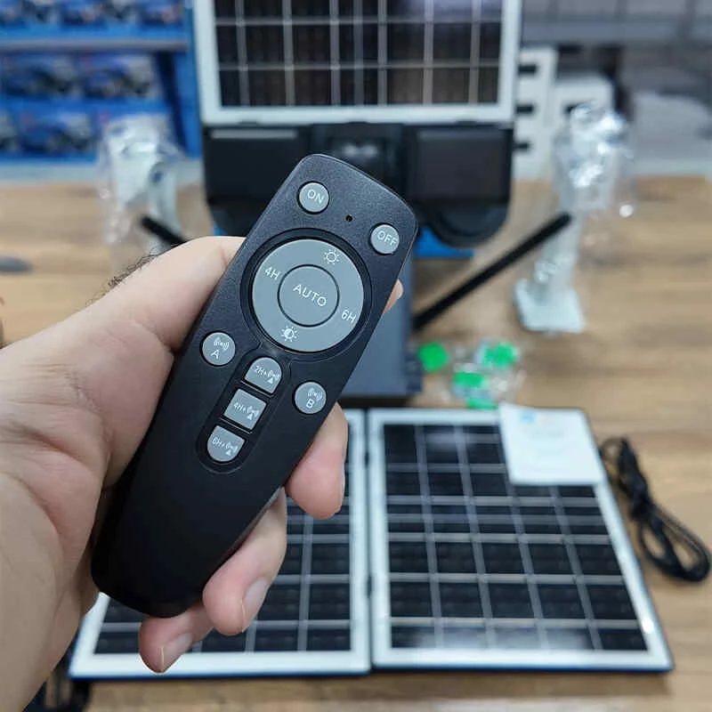 O-Kam Premium 4G 12MP SIM Kartlı 4 Kameralı 4 Görüntülü 3 Adet Solar Panel Kumandalı Projektörlü Renkli Gece Görüşlü Güvenlik Kamerası