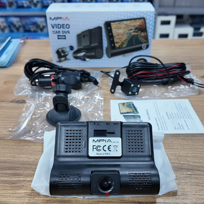 MPIA Süper Hd 3 Kameralı Büyük Ekranlı Arka Park Kameralı Sensörlü Lcd Ekranlı Araç Kamerası