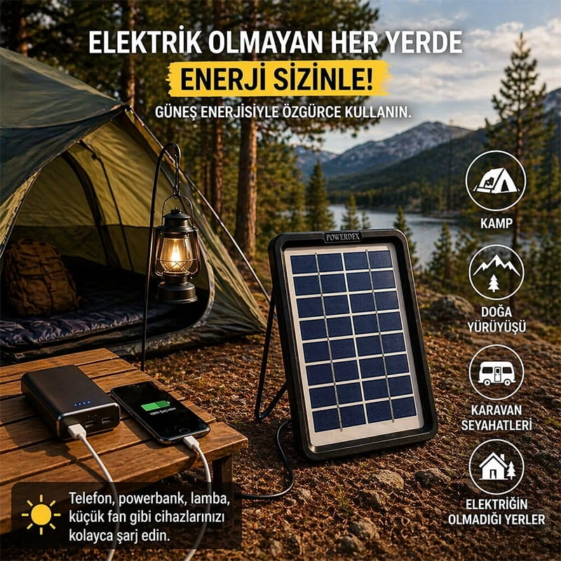 Güneş Enerjili Solar Şarj Paneli Telefon Tablet Şarj Etme Paneli Solar Şarj Cihazı Solar Panel
