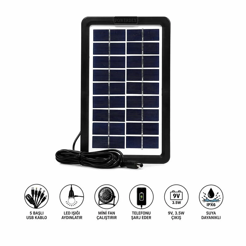 Güneş Enerjili Solar Şarj Paneli Telefon Tablet Şarj Etme Paneli Solar Şarj Cihazı Solar Panel