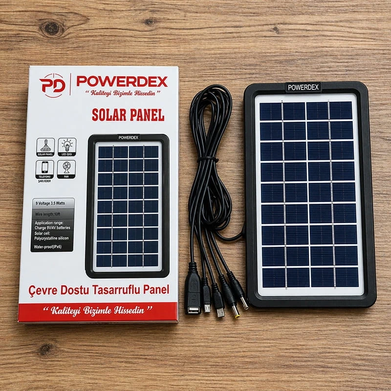 Güneş Enerjili Solar Şarj Paneli Telefon Tablet Şarj Etme Paneli Solar Şarj Cihazı Solar Panel