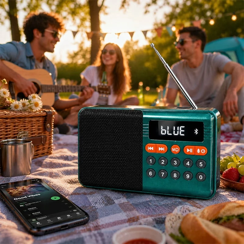 Taşınabilir Nostalji Bluetooth Radyo Usb Tf Aux Bt Retro Bluetooth Hoparlör YSF-006BT