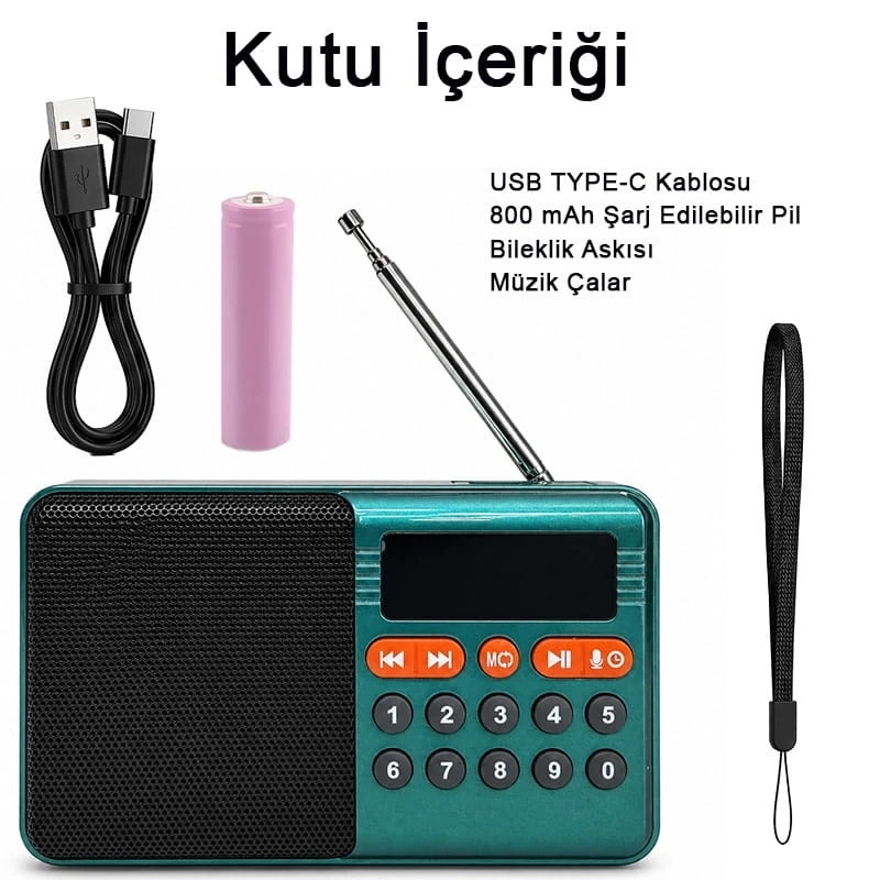 Taşınabilir Nostalji Bluetooth Radyo Usb Tf Aux Bt Retro Bluetooth Hoparlör YSF-006BT