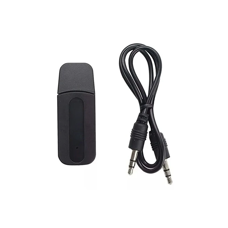 Araç İçi Kablosuz Aux Bluetooth Kiti USB 3.5mm Jack Bluetooth Receiver Aux Kablo Wireless Araç Kiti Kablosuz Kit BT-13