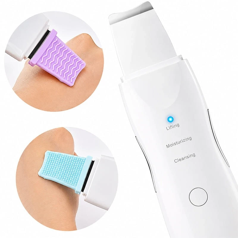 Ultrasonic Spatula Yüz Siyah Nokta Temizleme Cihazı Şarjlı Cilt Temizleyici