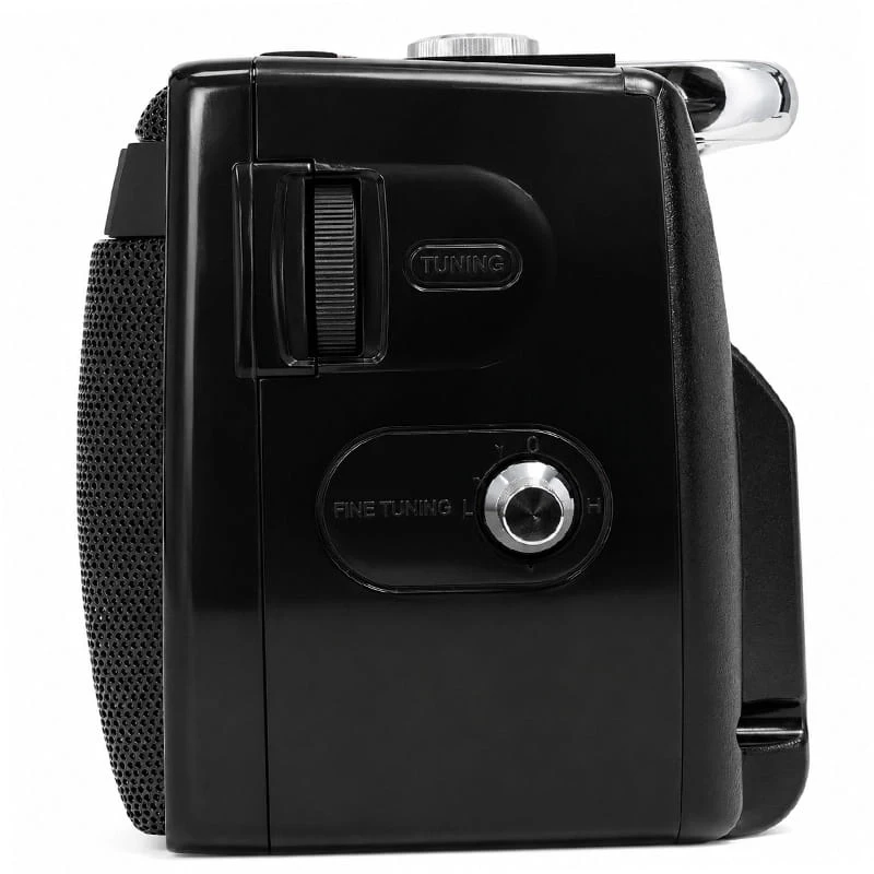 Retro Kaset Çalar Bluetooth Hoparlör 4 Band Radyo Mp3 Çalar FM USB TF Aux Girişli Siyah