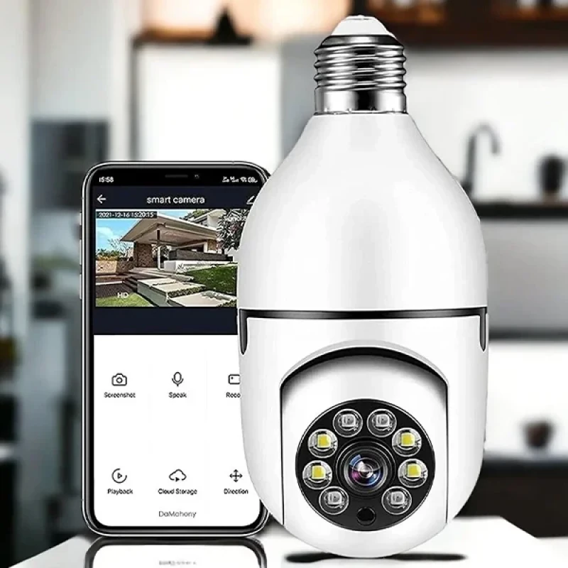 Ampul Kamera Harekete Duyarlı Gece Görüşlü