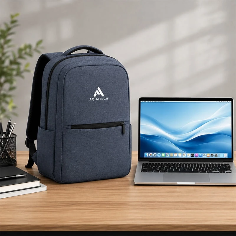 Aquatech Bilgisayar Korumalı İç Bölmeli Notebook Sırt Çantası Lacivert
