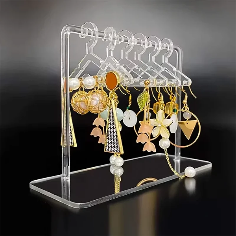 Askı Şeklinde Küpe Organizeri Küpe Standı Pleksi