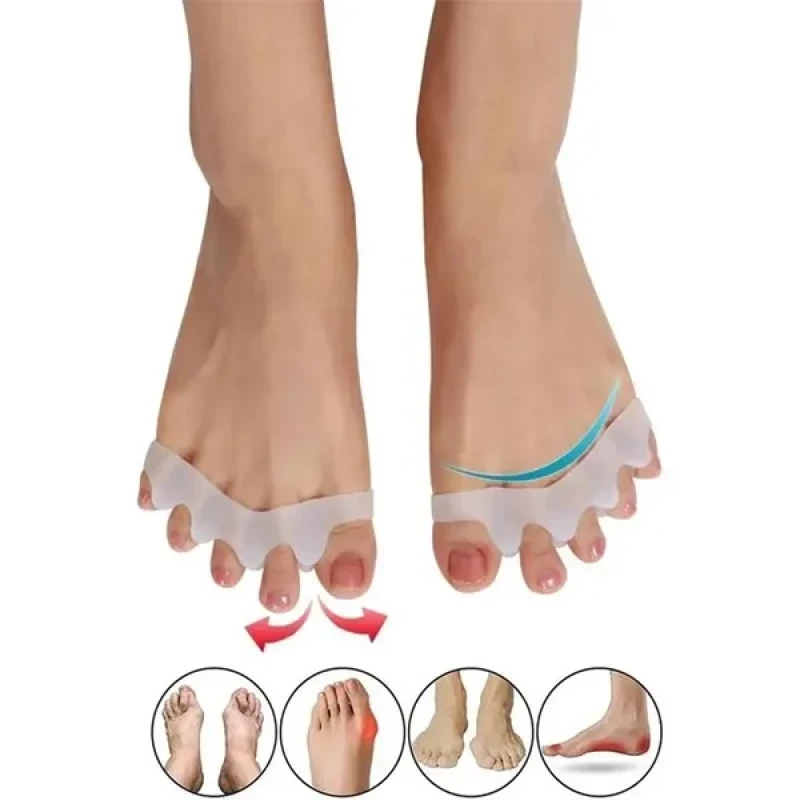 Ayak 5 Parmak Ayıran Geçmeli Silikon Bunyon