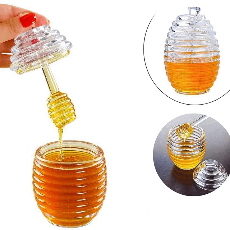 Bal Kavanozu Kovan Şekilli Kaşıklı