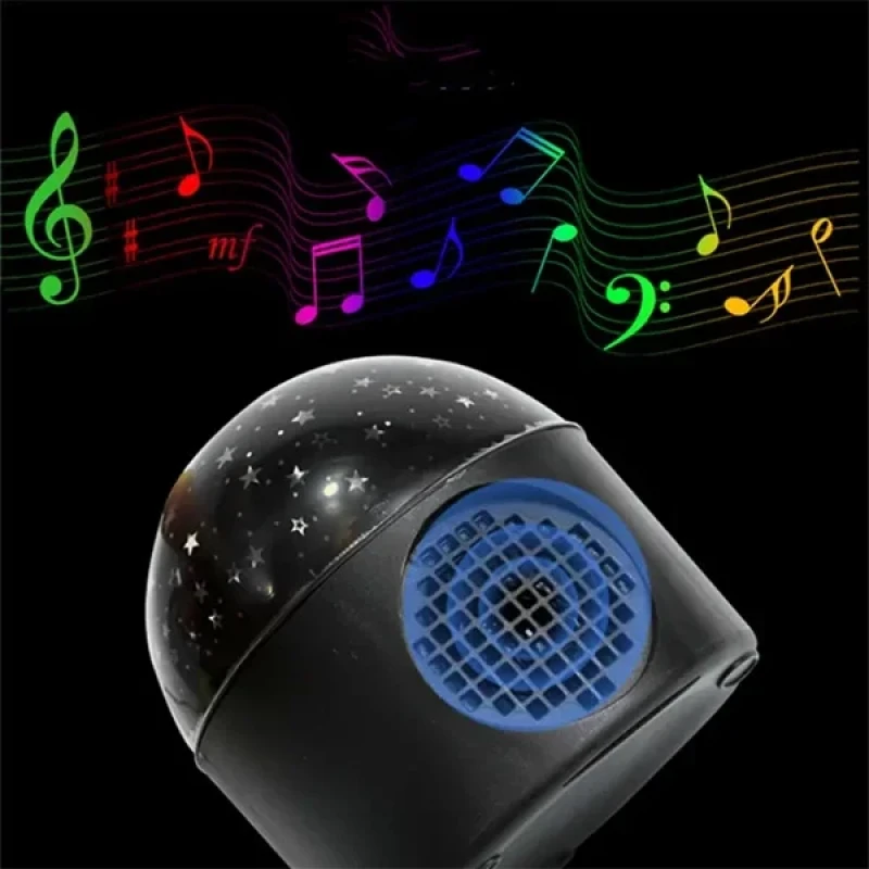 Bluetooth Hoparlör Yıldız Yansıtma Gece Lambası