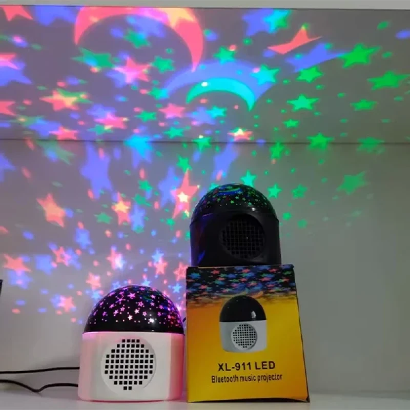 Bluetooth Hoparlör Yıldız Yansıtma Gece Lambası