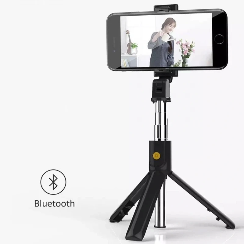 Bluetooth Kumandalı Selfie Çubuğu Tripodlu