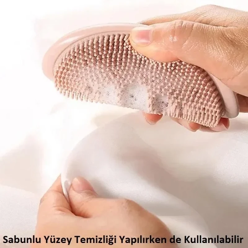 Çok Amaçlı Kaymaz Silikon Fırça Sabunluk