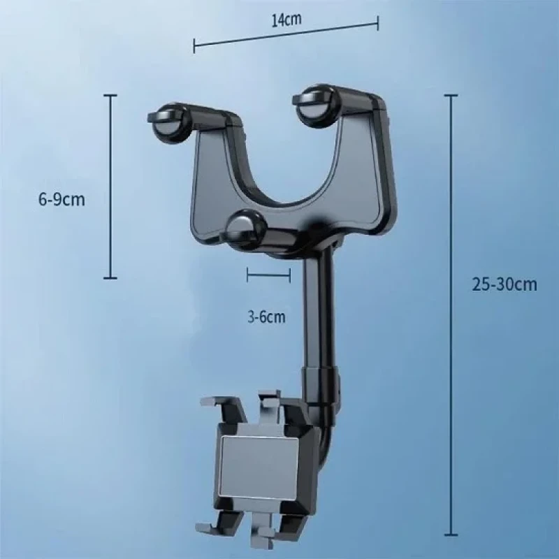 Dikiz Aynasına Takılan Teleskopik Telefon Tutucu