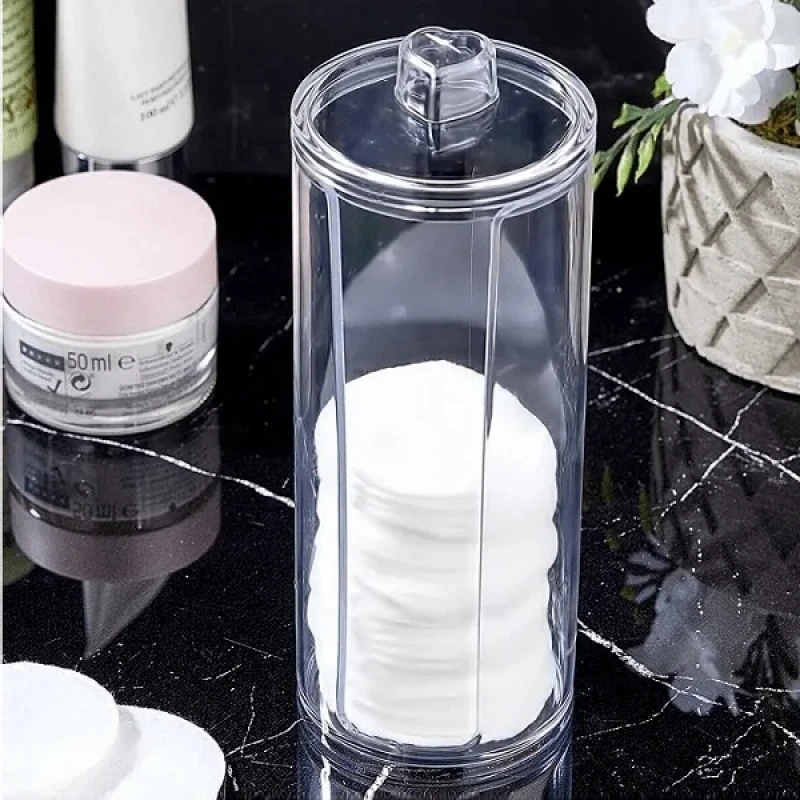 Disk Pamukluk Organizeri Makyaj Pamuk Kutusu