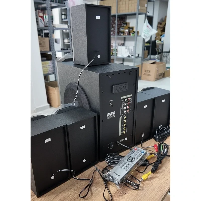 DVS-1000 Forland 5+1 Usb SD Fm Radyo Bluetooth Hoparlör Multimedia Güçlü Ses Sistemi