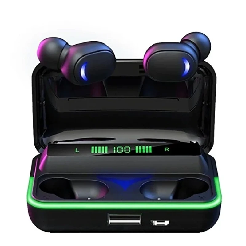 E10 Oyuncu Kablosuz Bluetooth Kulaklık Rgb Led Işıklı 5.1 Wireless