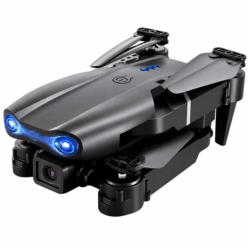 E99 V2 Katlanabilir 1080P Kameralı Drone Taşıma Çantalı Taklacı Tek Tuş Kalkış İniş Özellikli