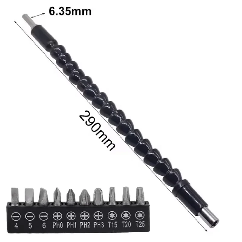 Esnek Bükülebilir Matkap Ucu ve Vidalama Uçları