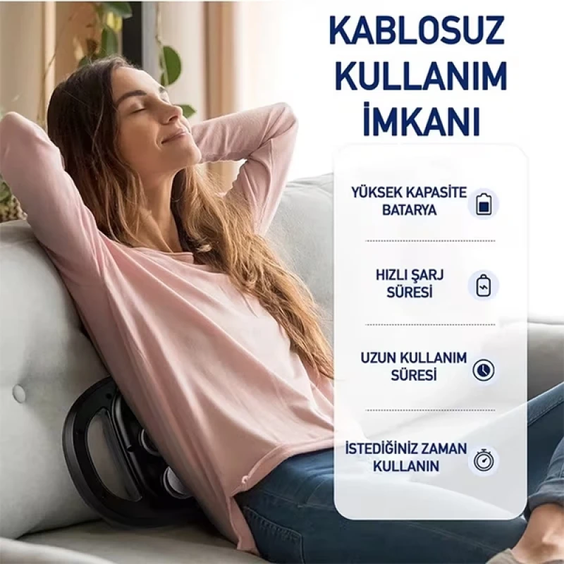 Geliştirilmiş Isıtmalı 6 Başlıklı Çok Fonksiyonlu Masaj Aleti