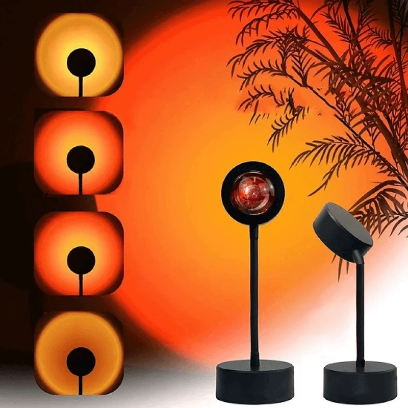 Gün Batımı Projektör Lambası Dekoratif Işık