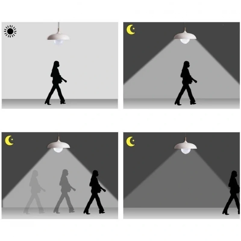 Hareket Sensörlü Led Ampul Lamba 12 W