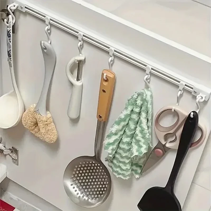 Hareketli 10 Kancalı Kendinden Yapışkanlı Askı