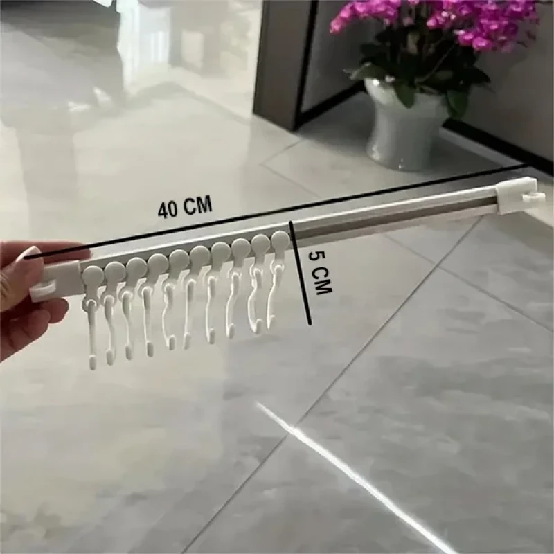 Hareketli 10 Kancalı Kendinden Yapışkanlı Askı