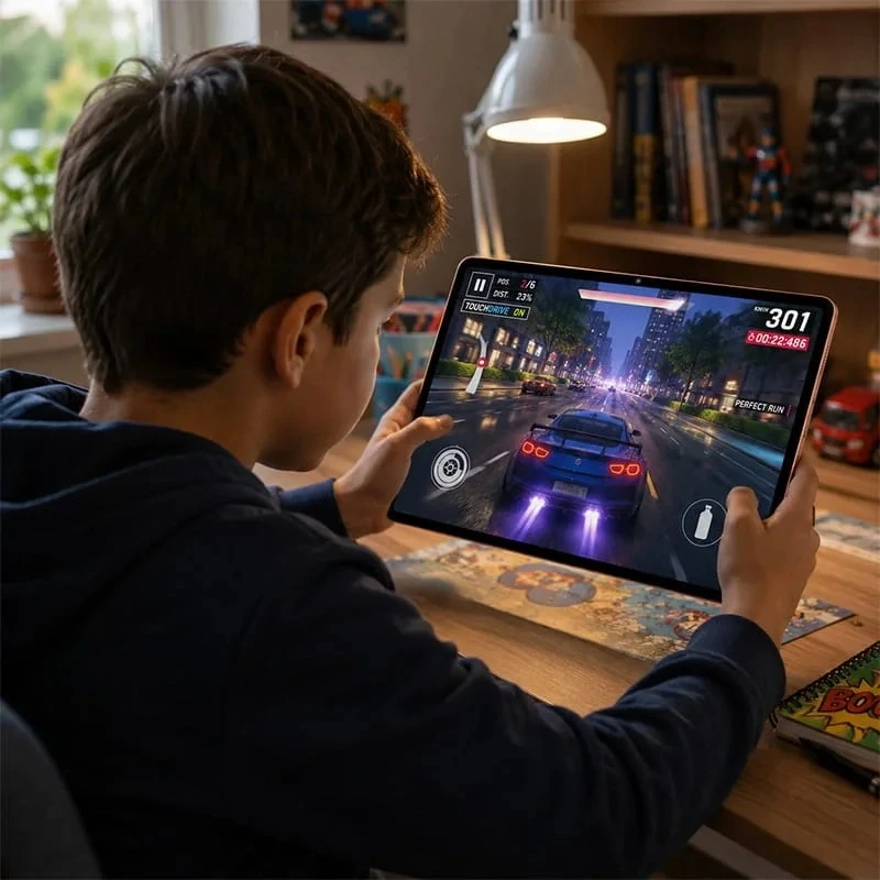 i7 Pro Max Tablet 1 TB Depolama 16 GB Ram Kablosuz Klavye Mouse Kılıf Hediyeli 10.1 inc Tablet