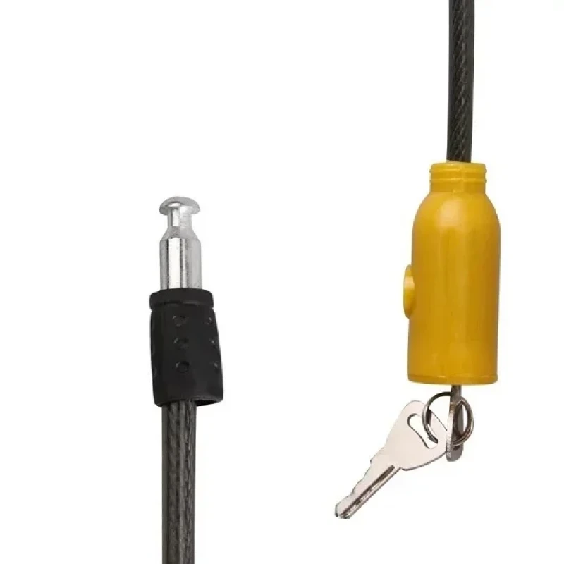 İnce Bisiklet Kilidi Anahtarlı 7mm x 65 cm