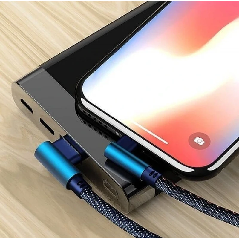 İPhone Oyun ve Data Şarj Kablosu 3A 1.2m