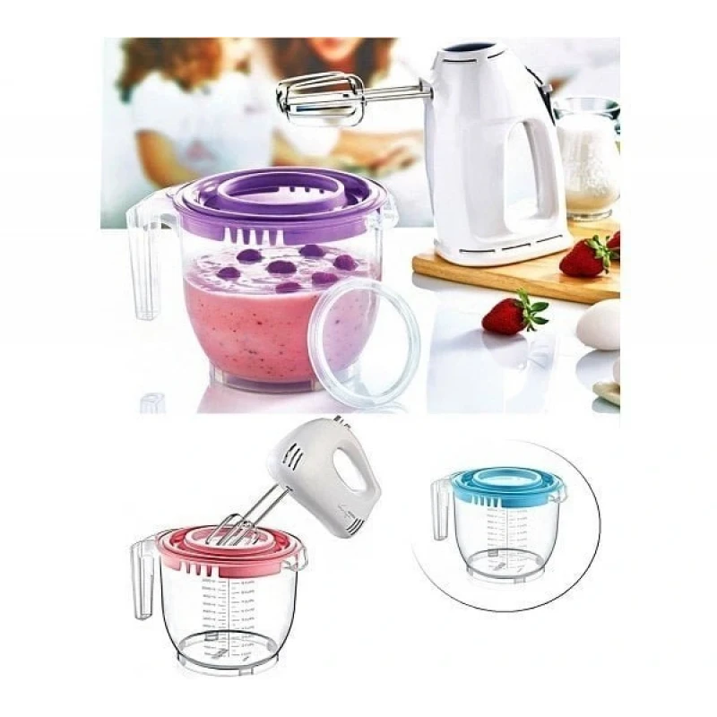 Kapaklı Mikser Kabı 2500 ml