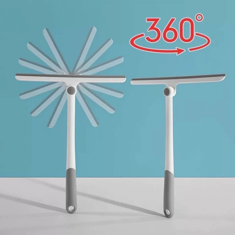 Katlanabilir Çekçekli Camsil Cam Silme Aparatı