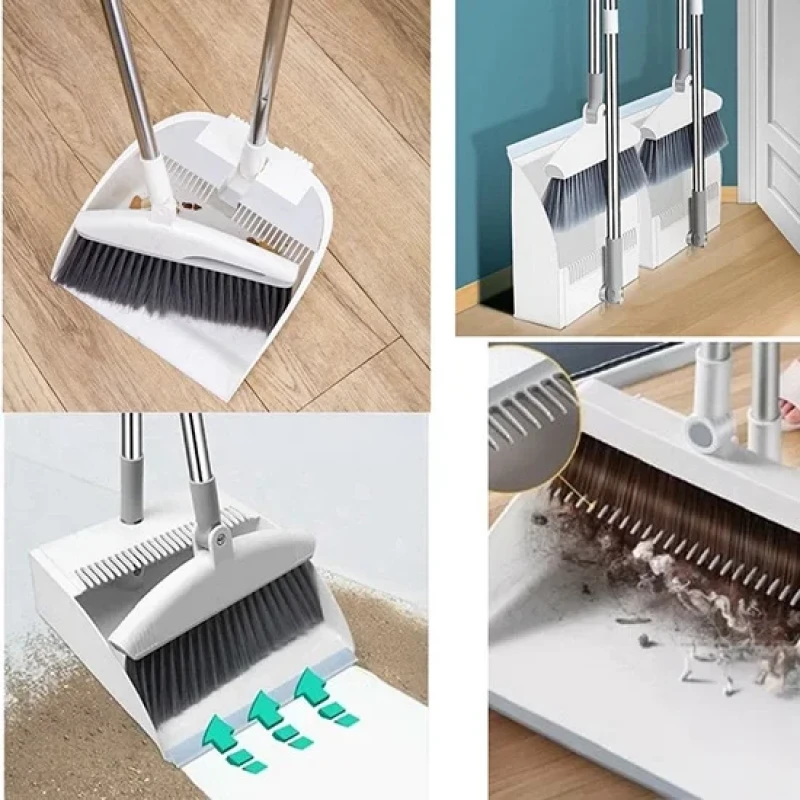 Katlanabilir Ev Süpürge ve Lüks Faraş Seti