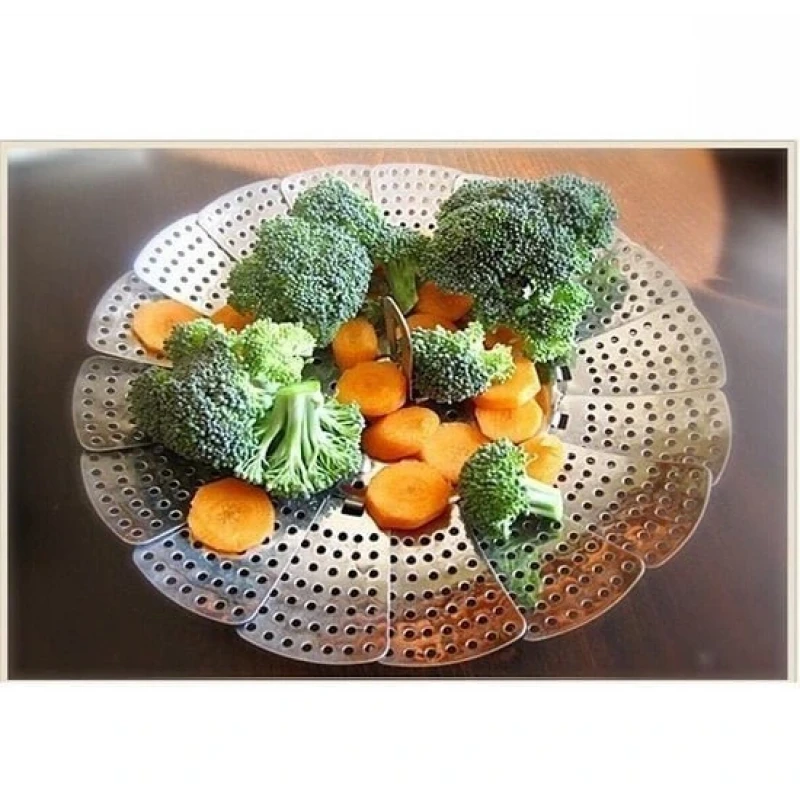Katlanır Buharda Sebze Pişirme Haşlama Sepeti