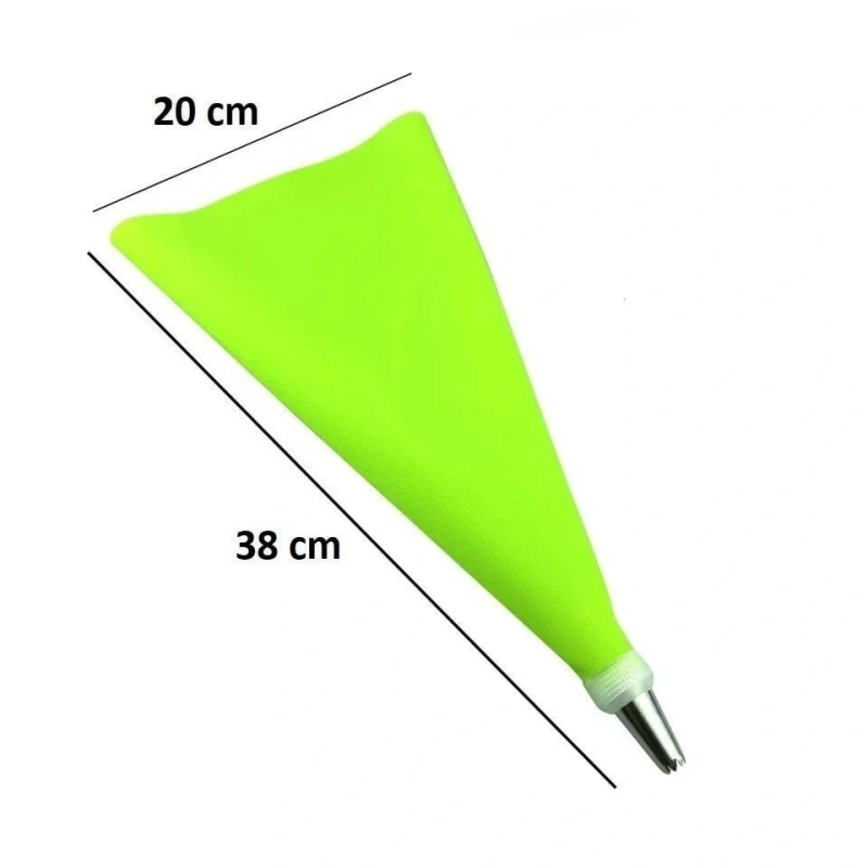 Krema Torbası Metal Uçlu 6 Parça