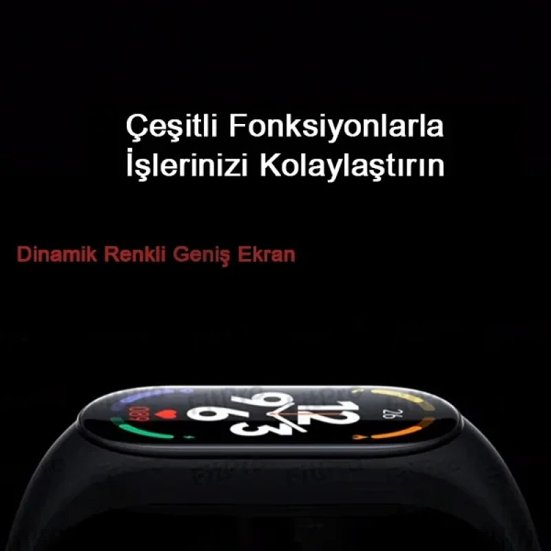 M7 Akıllı Saat Özellikli Bileklik Band Siyah
