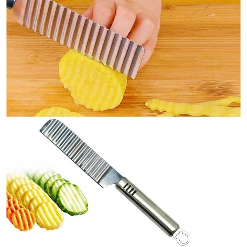 Metal Saplı Patates Dilimleyici