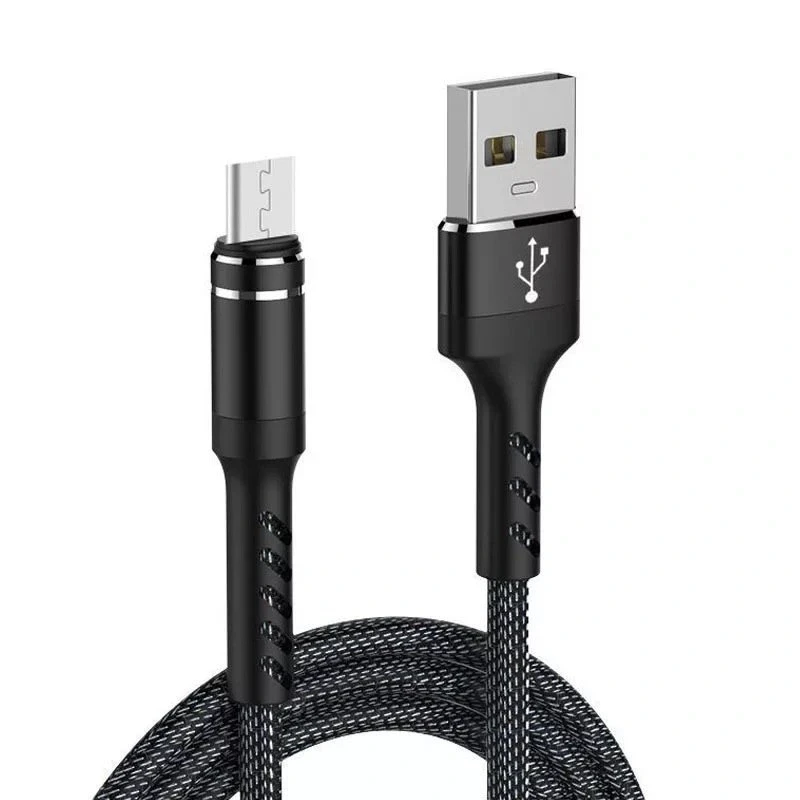 Micro Usb 3.0A Hızlı Şarj Kablosu Bakır Örgülü 1.2 m